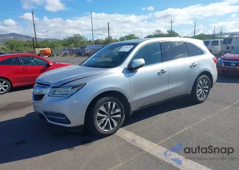 2015 Acura Mdx Technology Package from USA, damaged, VIN 5FRYD3H44FB010393